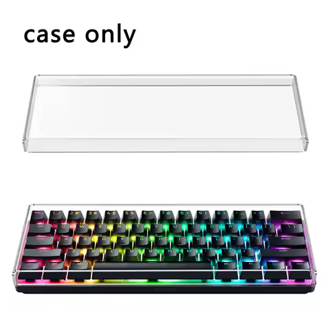 Geekria Premium Acrylic Keyboard Dust Cover for 60% Compact 61 Keys Keyboard Compatible with Razer H