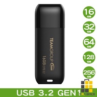 Team C175 USB3.2 Black Pearl Disk (16G~512G) [Jiucheng Jiu Stationery] Mobile USB USB3.2 Waterproof 