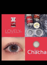 💯คอนแทคเลนส์ Hydrogel✨ขนาดบิ๊กอาย โตมาก✨ Chacha (Lovelylens)สายตาปกติ รุ่นฮิตขายดีตลอดกาลจากเกาหลี แถมตลับฟรีจ้า💯💯