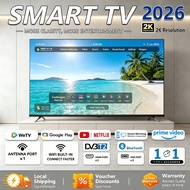 Upgraded Android Smart TV 32/43/50/55inci DVB-T2 MYTV Netflix YouTube Murah Rumah keluarga HDMI USB 