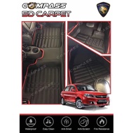 Proton Saga FLX BLM 5D Car Carpet Floor Mat