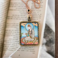 手繪觀世音菩薩唐卡