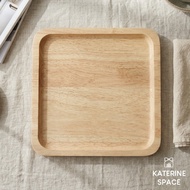 Square Wooden Plate Size 8 Inches x 8