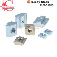T Block Square Nut Sliding Hammer Nut For Fastener Aluminum Profile EU 2020 3030 4040 Series