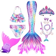 New Mermaid Tail Swimsuit Girls Princess Dress Split Swimsuit Fashionable Girl Baby Swimsuit Girl Sw