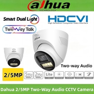 Dahua 2MP 5MP Two-way Audio CCTV camera Smart Dual Light HDCVI Analog camera Two-way Talk Camera