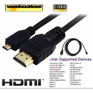 6ft 1.8m 1080p Micro Hdmi To Hdmi Cable For Phone Tablet Hdtv