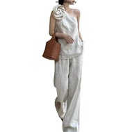 ENMY - Silk drawstring pants (Original image)