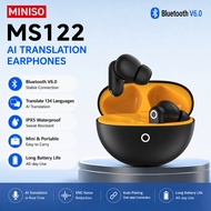 MINISO MS122 High-Quality Wireless In-Ear Headset Bluetooth V6.0 Ultra-Light Portable Low-Late Sleep