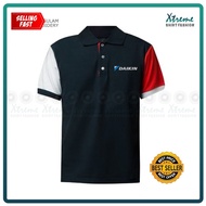 G Polo T Shirt Sulam Daikin AC Aircon Aircond Inverter Home Kitchen Baju Sales Uniform Cotton Fashion Embroidery Jahit
