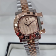 Aigner Massa Due Dual Tone Rosegold Dial Original Jam Tangan Wanita