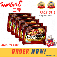 SAMYANG Chacharoni Black Bean Sauce Ramen Pack (5 x 140g) - Instant Food