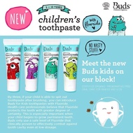 BUDS TOOTHPASTE WITH FLUORIDE TOOTHPASTE/ TOOTHPASTE/