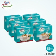 Benecol Coffee เบเนคอล กาแฟปรุงสำเร็จ ผสมแพลนท์สตานอล ช่วยลดการดูดซึมคอเลสเตอรอล แพค 15 ซอง x 6 กล่อ