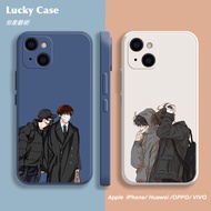 ✨New Product✨ Yoshikujiu BTS Kim Tae Hyung Tian Jungkook Phone Case for iPhone 11 14 Pro Max Case 13 12 Mini 15 X XR XS 8 Plus SE 2020 Silicone Soft Case 12 ✨In Event✨