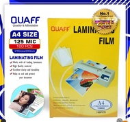 QUAFF Laminating Film A4 Size 216x303mm 125 and 250 Microns (100 sheets per pack)