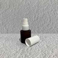 Botol Serum Pump 20ml / Botol Kaca RF 20ml Dark Brown Pump Essence / Botol Pump Kaca / Botol Serum 2