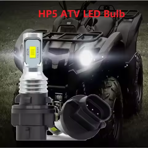 ATV LED Headlight Bulb 34901-HP5-601 34901-HN5-M40 For 2007 Honda Recon 250 TRX250TM 2x4