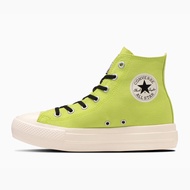 日本限定 Converse ALL STAR LIGHT PLTS HI 飛天小女警聯名款 高筒 厚底 毛毛綠色/ 24 cm