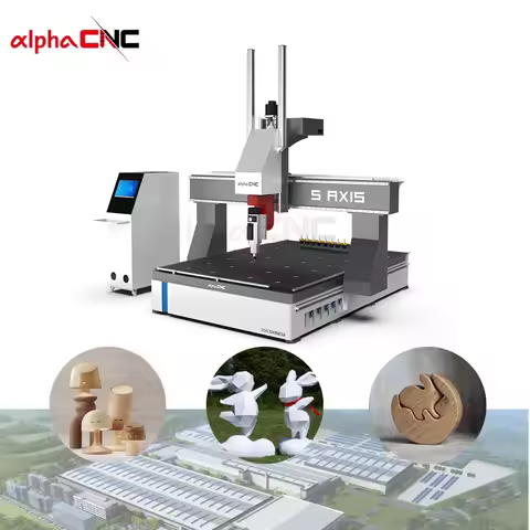 High Quality 5 Axis ATC CNC Router High Precision Wood Acrylic PVC Foam Carving for Woodworking Scul