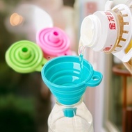 Collapsible funnel, silicone small funnel, oil pouring funnel, dispensing funnel, retractable mini f