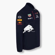 2021 New F1 Red Bull Racing Suit Red Bull Men's Fleece Zip Hooded Jacket