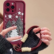 Christmas Tree Lanyard Phone Case For OPPO Realme 15 14 Pro 5 6i 5i 7 9 Pro 8 8i C65 C63 C75 C33 C31