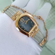 jam tangan wanita aigner cremona a115258 original garansi 1 tahun - tanpa box ori bezel gold