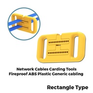 Network Carding Cable Comb Fireproof ABS Plastic Generic cabling Cat5 Cat6 Network Cables Laying and