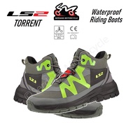 LS2 TORRENT Waterproof Riding Boots Shoes Motorcycle Touring Kasut Trail Running Adventure Shoe