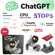 [ Ready Stock] Loona Robot Smart AI Pet With [ Chat GPT ] [ Loona Robot 1 + Charging Dock 1 + Game P