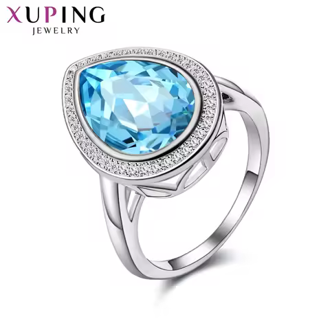 Xuping Jewelry Fashion High Quality Crystal Hot Sale Ring for Women Wedding Gift XR1106