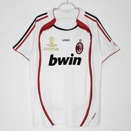 0607ac Milan Retro Jersey 22 Kaka Champions League Final Edition Away Long and Short Sleeve Football