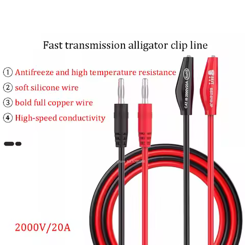 BST 010JP High Quality Silicone Two Clamp Power Cord Probe Superconducting Probe Accurate Measuremen