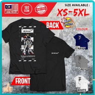 SL-219 OFFWHITE x Gundam Street Style Streetwear Cotton [XS-5XL] Short Sleeve T-Shirt Baju T Shirt O
