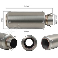 ஐ 51Mm 60Mm Motorcycle Exhaust Muffler SC Racing Project Pipe Carbon Fiber DB Killer Escape Mo
