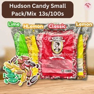 [HALAL] Hudson’s Hard Candy Classic / Lime / Lemon / Honey Lemon Small / Mini / Mix Pack 100pcs / 13