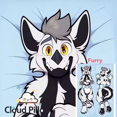 Dakimakura anime Furry Double-sided Print Life-size body pillows onahole pillowcase anime body pillo
