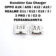 Konektor Cas Charger Oppo A1K A5S A12 A15 / Realme C11 C12 C15 3 5 C3 - Connector USB Charging Port