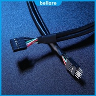 ✿24H✿ USB 2.0 9 Pin Male To 9 Pin Female Extended Cable 9pin USB Header Header Cable