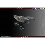 ชุดท้ายสั้น พร้อมไฟท้าย ทรง KY-NEW V.2 (YAMOTO) สำหรับ Yamaha WR155 มีไฟเลี้ยวในตัวไฟ LED / Short Ta