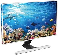 Underwater Waterproof Screen TV Cover 50,51,52 Inch Ocean Undersea Life Tropical Fish Turtle Coral D