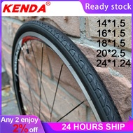 KENDA 14" 16" 18" 20" 24" 26" Bicycle Tyre Antislip 406 Bike Tires Tayar Basikal 20 * 1.25/1.5/1-1/8