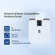 【10 years Warranty】 Smart Body Fat Scale 8 Electrode Large Display Smart Scale 4 Precision Sensors D