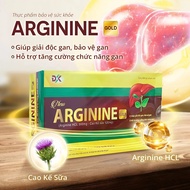 Arginine Gold 30 Viên - Giải Độc Gan Hạ Men Gan Mát Gan Bảo Vệ Tế Bào Gan Từ Arginine & Kế Sữa - Gre