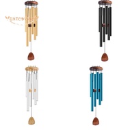Metal Windchime Aluminum Windbell Wind Chimes 6 Rods Chimes Home Decoration Craft Outdoor Garden Pat