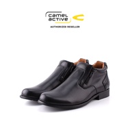 camel active Leather High Cut Formal Shoes Men Black BOND II 802364-BE3SLSV-1 BLACK