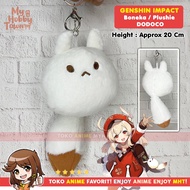 GANTUNGAN Genshin Impact Anime Game Doll Keychain Dodoco Klee Plushie Doll Character