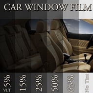 Black 25% VLT 50cmx3m Car Window Tint Film