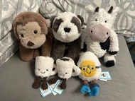 動物公仔 Jellycat 熊貓 🐼馬騮 🐒牛牛🐮雞蛋🥚咖啡杯☕️公仔🧸